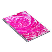 Mixed Rosa Farbhintergrund Notizblock (Rechte Seite)