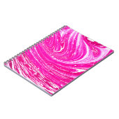 Mixed Rosa Farbhintergrund Notizblock (Linke Seite)