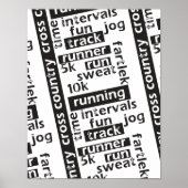 Mixed Run Runner Thema Poster (Vorne)