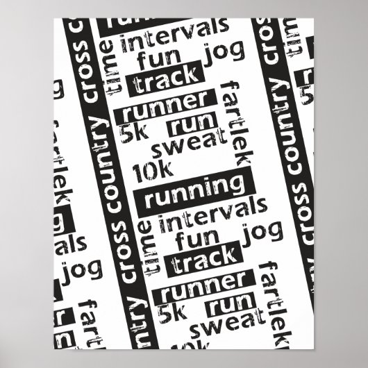 Mixed Run Runner Theme Poster (Vorne)
