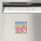 Mixed Sakura Blossoms Kimono Style Regenbogen Magnet (In Situ (Geschirrspüler))