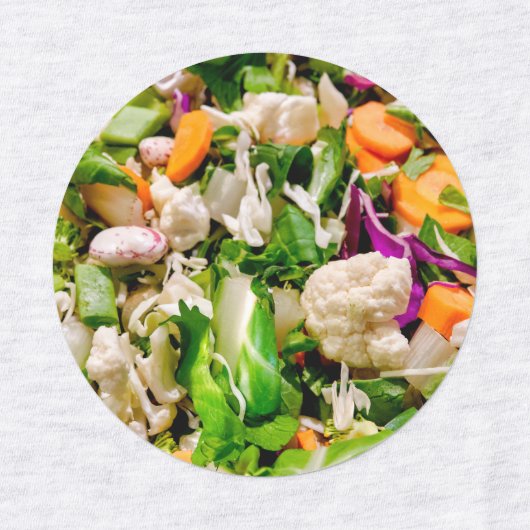 Mixed salad etiketten (Design 2)