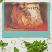 Mixed Süßigkeiten Cat von Louis Wain Geschirrtuch (Gefaltet)