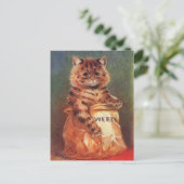 Mixed Süßigkeiten Cat von Louis Wain Postkarte (Stehend Vorderseite)