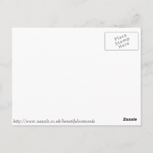 Mixed Tulips Postkarte (Rückseite)