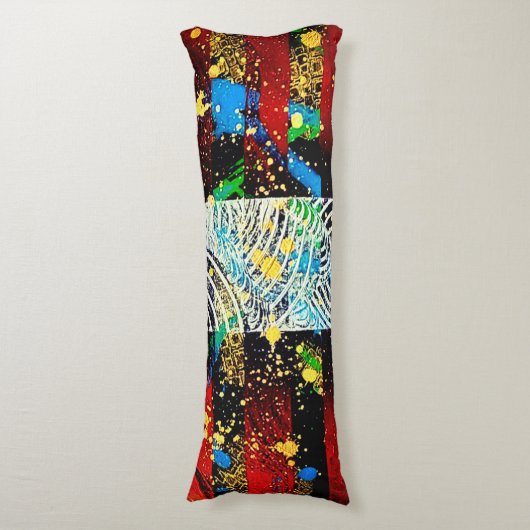 MIXED von Christèle Chabrette Seitenschläferkissen (Vorderseite Vertikal)