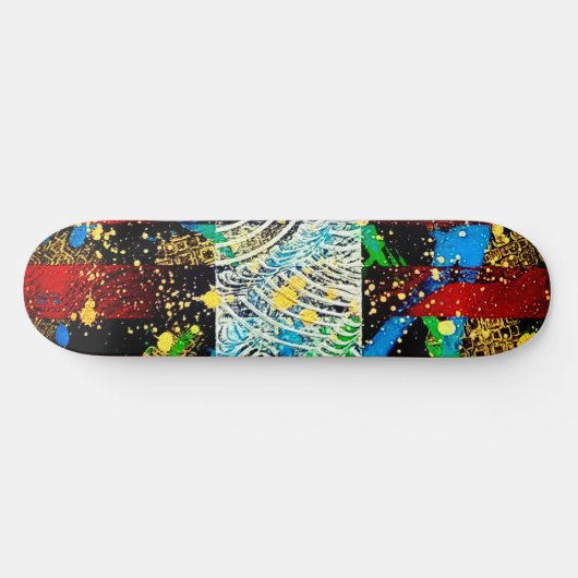 MIXED von Christèle Chabrette Skateboard (Horizontal)
