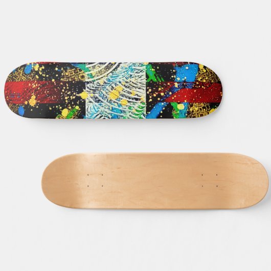 MIXED von Christèle Chabrette Skateboard (Horizontal)