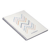 Mixed Zig Zag Journal - Cobalt Notizblock (Rechte Seite)