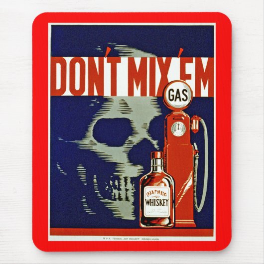 Mix'Em nicht Mousepad (Vorne)