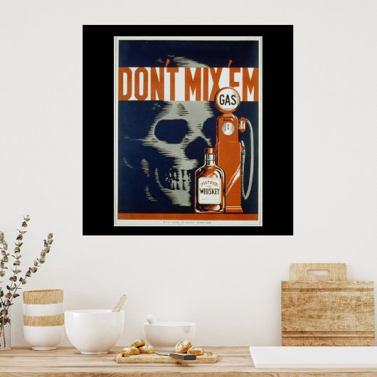 Mix'Em nicht - Poster (Küche)