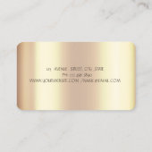 Mixer Blume Chic Tropfens Backwerkzeuge Visitenkarte (Rückseite)