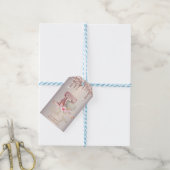 Mixer Blume Rose Gold Glitzer Tropfen Bäckerei Geschenkanhänger (Mit Garn)