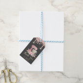 Mixer Blume Rose Gold Tropfen Bäckerei Geschenkanhänger (Mit Garn)