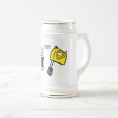 Mixer-Cartoon-Abbildung Bierglas (VorderseiteRechts)