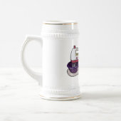 Mixer-Cartoon-Abbildung Bierglas (Links)