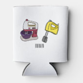 Mixer-Cartoon-Abbildung Dosenkühler (Vorderseite)