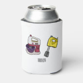 Mixer-Cartoon-Abbildung Dosenkühler (Kanne Rückseite)