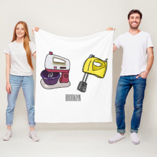 Mixer-Cartoon-Abbildung Fleecedecke