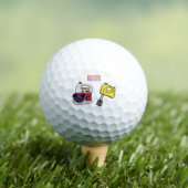 Mixer-Cartoon-Abbildung Golfball (Insitu T-Shirt)