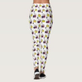 Mixer-Cartoon-Abbildung Leggings (Rückseite)