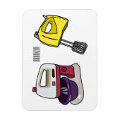 Mixer-Cartoon-Abbildung Magnet (Vertikal)