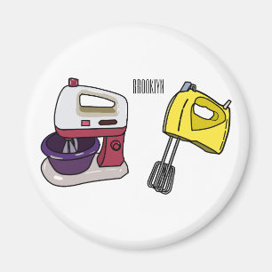 Mixer-Cartoon-Abbildung Magnet