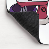 Mixer-Cartoon-Abbildung Mousepad (Ecke)