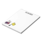 Mixer-Cartoon-Abbildung Notizblock (Rotiert)