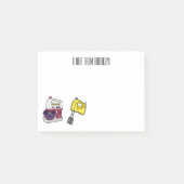 Mixer-Cartoon-Abbildung Post-it Klebezettel (Vorderseite)