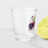 Mixer-Cartoon-Abbildung Schnapsglas (Links)