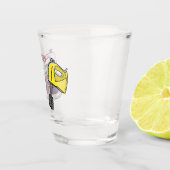 Mixer-Cartoon-Abbildung Schnapsglas (Rechts)
