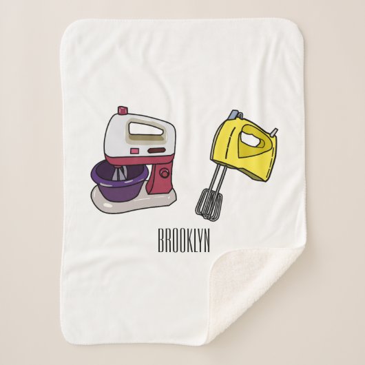 Mixer-Cartoon-Abbildung Sherpadecke (Vorderseite)