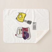 Mixer-Cartoon-Abbildung Sherpadecke (Vorderseite (Horizontal))