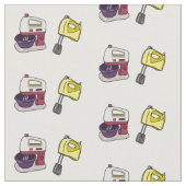 Mixer-Cartoon-Abbildung Stoff (Nahaufnahme)