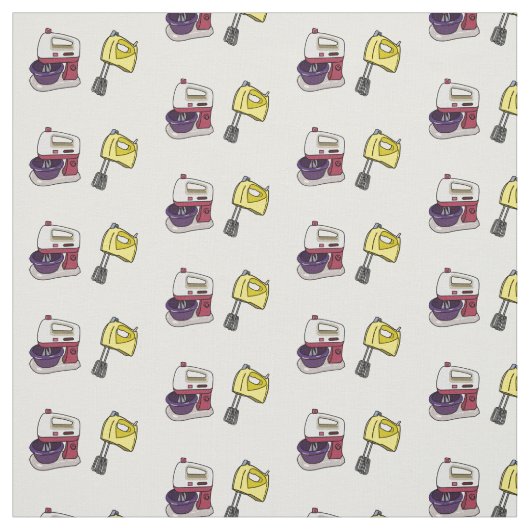 Mixer-Cartoon-Abbildung Stoff (Muster)