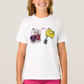 Mixer-Cartoon-Abbildung T-Shirt (Vorderseite)