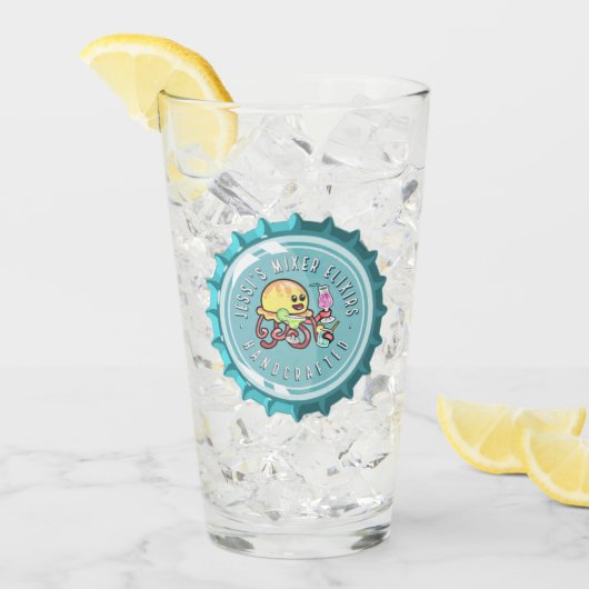 Mixer Elixir Pint Glas - Long Island Iced Tee (Vorderseite Ice)