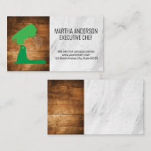 Mixer | Hintergrund Holzmarmor Visitenkarte (Vorne/Hinten)