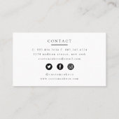 Mixer Kuchen + Bäckerei Visitenkarte (Rückseite)