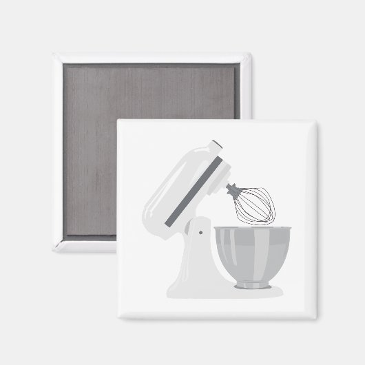 Mixer Pop Art Küche Magnet (Vorderseite/Rückseite)