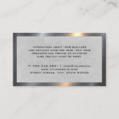 Mixer | Sound Engineer Producer | Musik Visitenkarte (Rückseite)