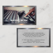 Mixer | Sound Engineer Producer | Musik Visitenkarte (Vorne/Hinten)