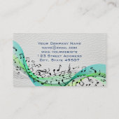 Mixer | Technischer Hintergrund | Musikalische Hin Visitenkarte (Rückseite)