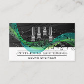 Mixer | Technischer Hintergrund | Musikalische Hin Visitenkarte (Vorderseite)