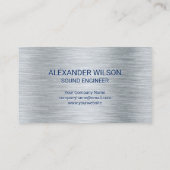 Mixer Visitenkarte (Rückseite)