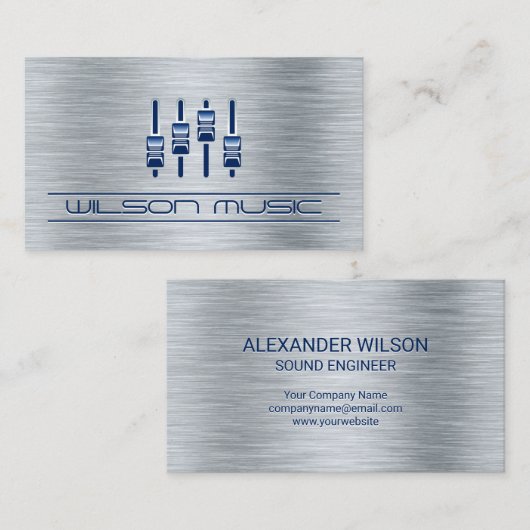 Mixer Visitenkarte (Vorne/Hinten)