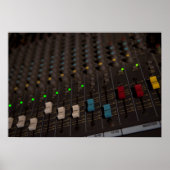 Mixing-Board-Faders Poster (Vorne)