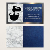 Mixing Bowl-Logo | Blauledermarmor (Vorne & Hinten)