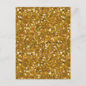 MIXMATCH ROYAL GOLDS GOLDEN WHITE GLITZER BACKGROU POSTKARTE (Vorderseite)